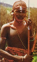 A handsome young Samburu from Kenya's northern frontier.
